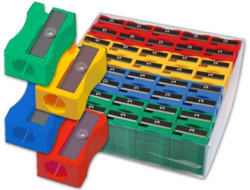 Apara lapis plastico liderpapel 80664 1 uso caixa de 120 unidades cores sortidas , Csp , 20998 , 8423473209985